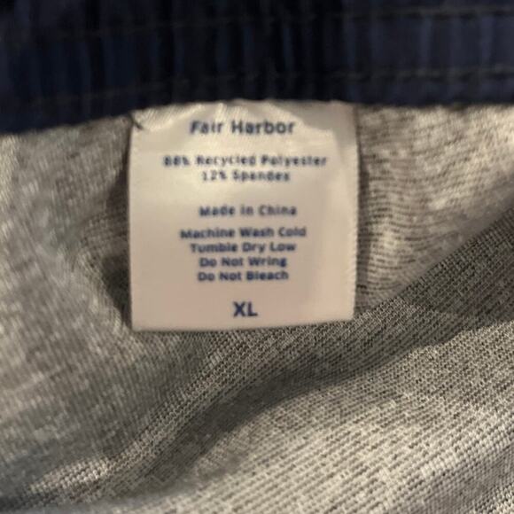 Fair Harbor Anchor's Athletic Fit Shorts XL Performance Quick Dry Drawstring - Picture 4 of 7